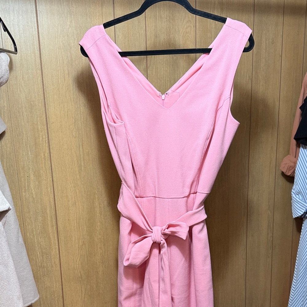 Elegant Pink Sleeveless Jumpsuit
